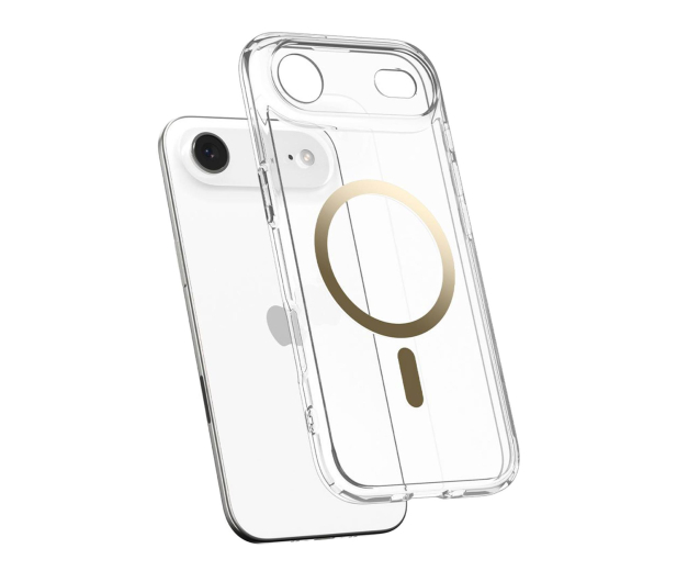 Spigen Ultra Hybrid Mag Magsafe do Iphone 17 Air Clear/Gold - 1359906 - zdjęcie 6